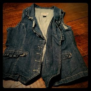 Jezebel Denim Waist Coat Vest